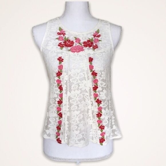 Raga Embroidered Lace Tank Top - Picture 3 of 8